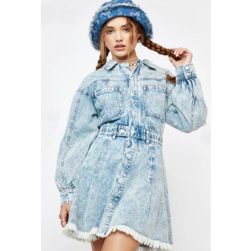Free People Denim Dress